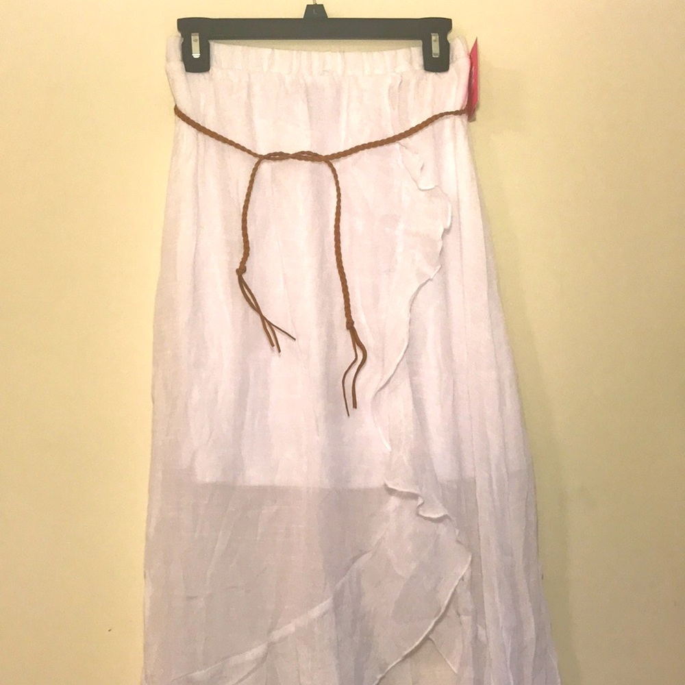 Flowy White Skirt